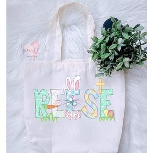 Personalized Easter Bag Tote